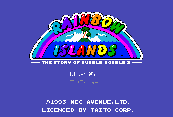 Play <b>Rainbow Islands</b> Online